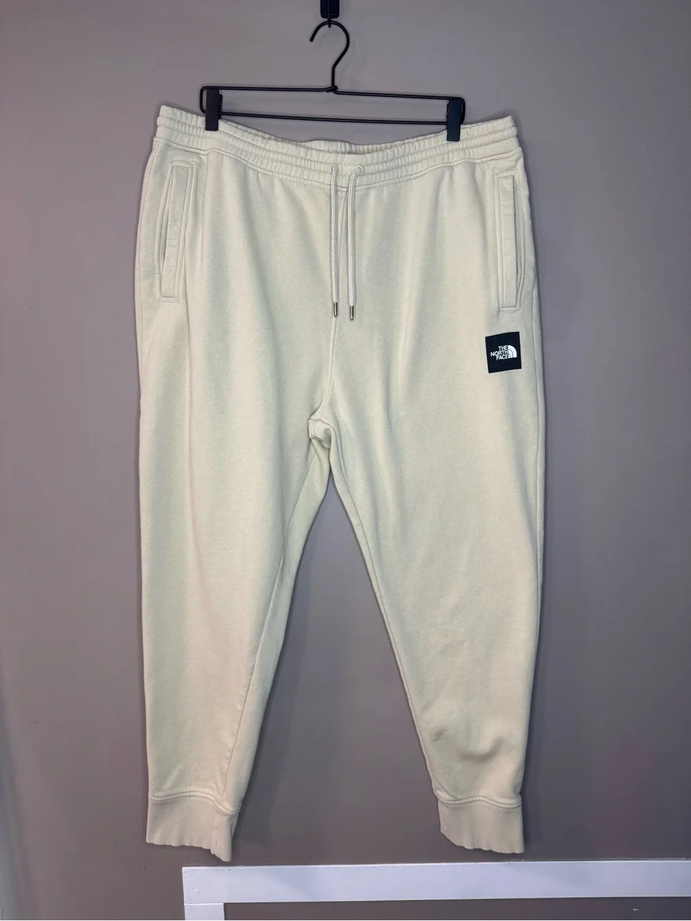 The North Face Men’s Cream Fleece Joggers